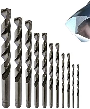 BAER Kernlochbohrer Satz M3 Bis M12 – HSSG-TIN Spiralbohrer DIN 338 (7-teilig)