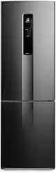 Electrolux Geladeira Electrolux Frost Free Inverter 400L Efficient AutoSense e Rapid Freeze Inverse Black Inox Look (IB6B) Bivolt