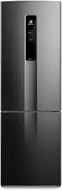 Electrolux Geladeira Electrolux Frost Free Inverter 400L Efficient AutoSense e Rapid Freeze Inverse Black Inox Look (IB6B) Bivolt