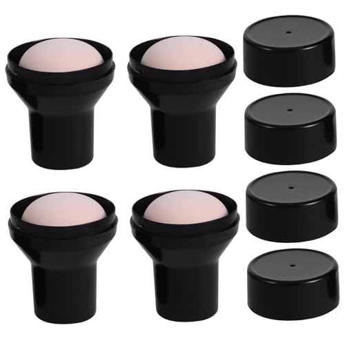 BESTYASH 4Pcs Mushroom Shape Makeup Sponges Reusable Powder Puff Applicators for Even Makeup Application Cute Design for Women Washable Portable Cosmetic Supplies