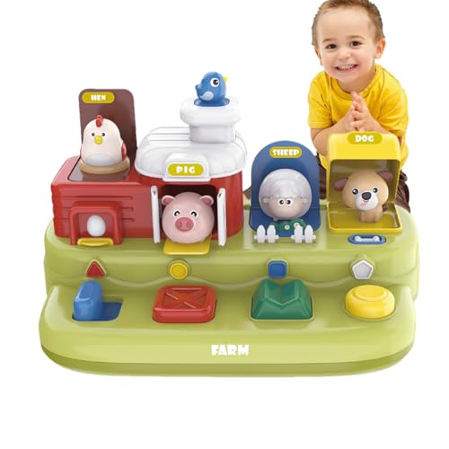 Generico Activités Musicales - Apprentissage de la Cause et de l'Effet, Jouet éducatif avec Les Sons des Animaux, Jeu interactif coloré et Lumineux pour |...