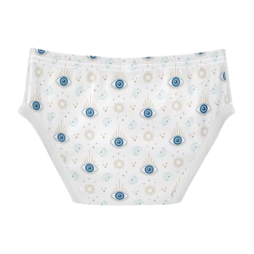 Boys' Exclusive Briefs Toddler Underwear 95% Combed Cotton Boxerbriefs 2T Eye Pattern 472