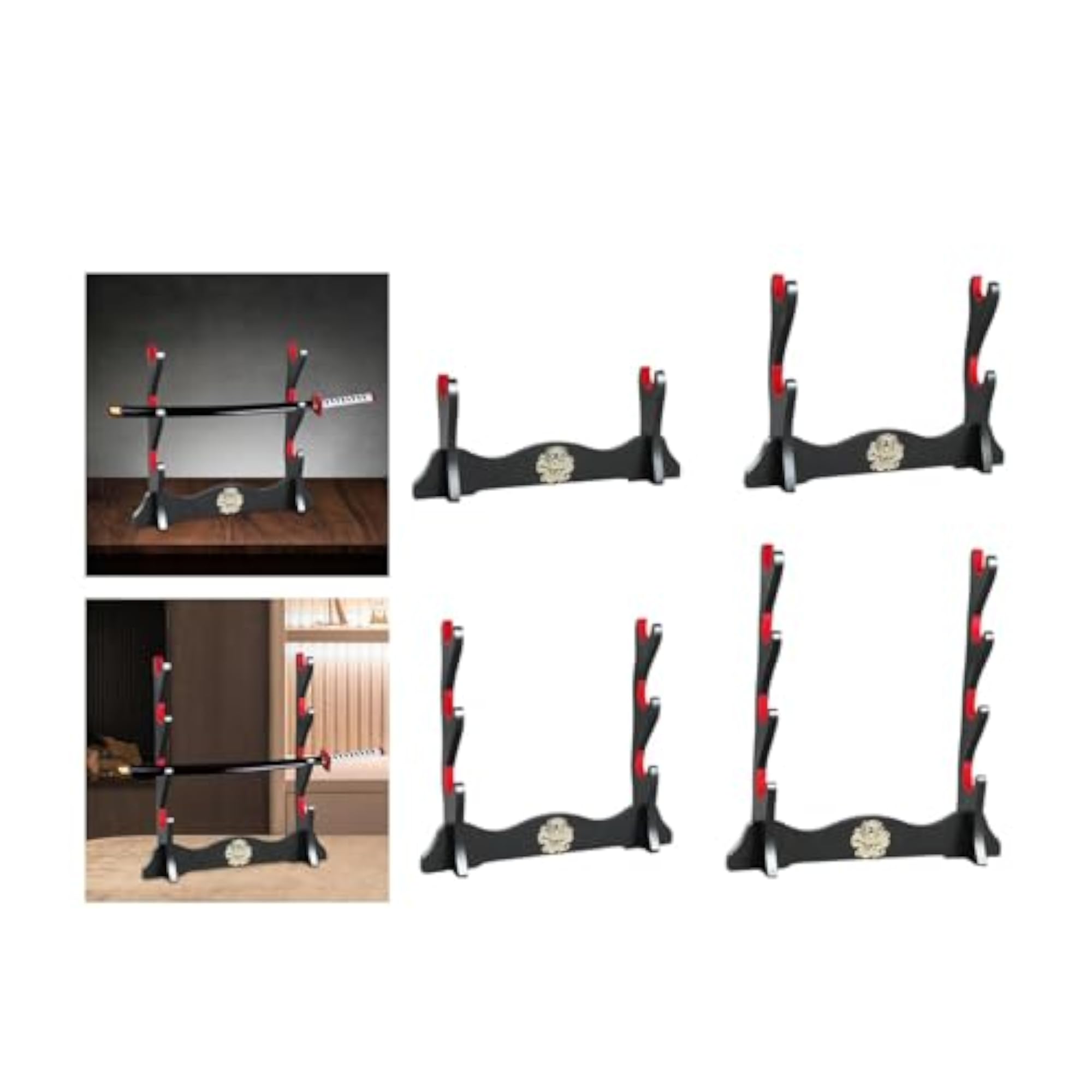 Samurai Sword Stand Horizontal Bracket Display