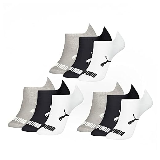 Kit Meia Puma Masculina Sapatilha Esportiva c/ 9 Pares
