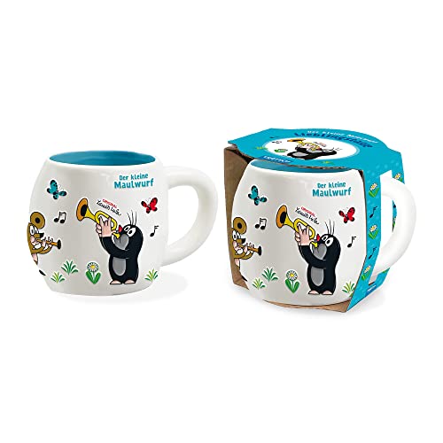  Trötsch Der kleine Maulwurf 3D Porzellantasse Lieblingstasse Musik: Kaffeetasse Teetasse Geschenkidee Geschenk Tasse