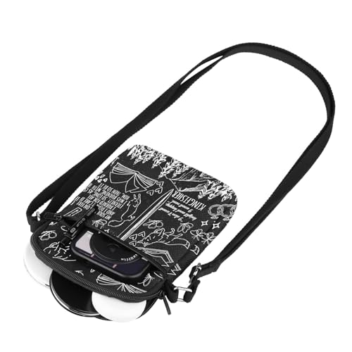 MEIKIUP Fantasy Novel Inspired Crossbody Bag Little Osha Shoulder Bag Fantasy Bookish Merch Fantasy Novel Romantasy Gift2