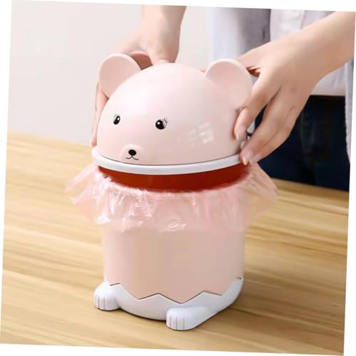 Caneca de Basura Compacta Plástica Rosa Panda miniatura 6