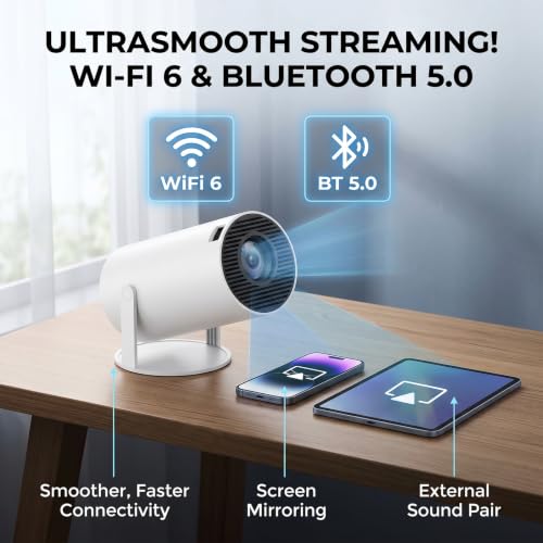 Darkcast Halloween Projector, Fantasy Projector - 1080p Fhd 4k Supported Smart Movie Projector, 5g Wifi & Bluetooth 5.2, Holographic Outdoor Display For Holiday & Haunted House Decor, Built-In Speaker - Image 3