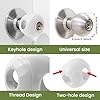 Child Safety Door Knob Covers 4 Pack Reusable Baby Proof Door Knob Locks Baby Proof Door Handle Protector for Kids Universal Fit Easy Grip Lockable Design No Tools Needed