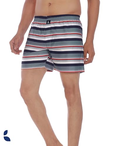 Image of Cotton Boxer Shorts for Men, Breathable, Comfortable & Lightweight (Pack of 2)