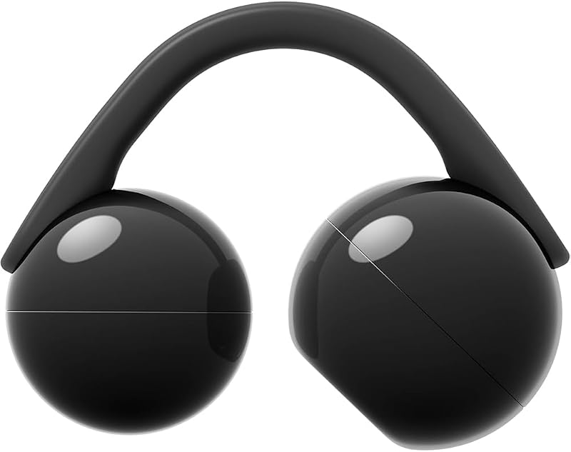 Sony LinkBuds Clip Open-Ear Truly Wireless Earbuds - Black WFLC900/B Bundle with 1 YR Enhanced Protection Pack and Deco Essentials 6 Foot Braided USB-C to USB-C Cable image 5