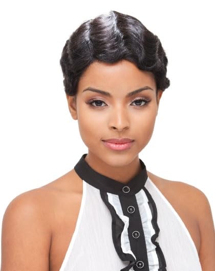 Janet Collection Human Hair Wig Mommy #2 Dark Brown