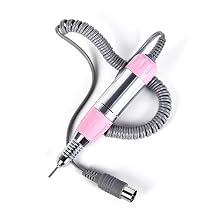 Nail Drill Handpiece Electric Nail Drill Handle Machine Replacement Nail Polishing Pen Portable Manicure Pedicure Tool Pink