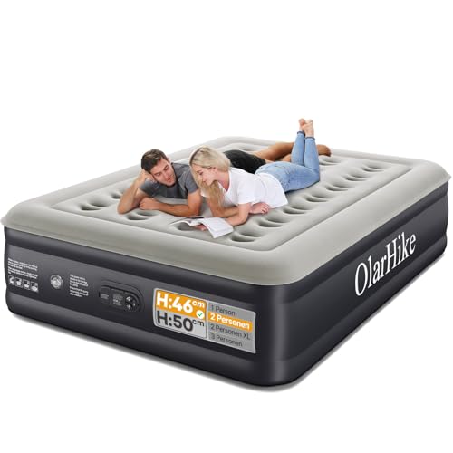 OlarHike Luftmatratze Selbstaufblasend, Luftbett Gästebett, Aufblasbares Matratze Zelt Sofa, Luftbett 2 Personen, Selbstaufblasbare Luftmatratze für...