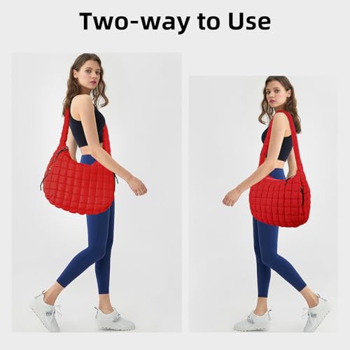 Bolso Tote acolchado grande para mujer miniatura 2