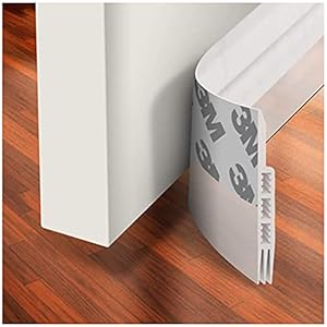 Simple Fix Tochtstrip – Tochtstrips voor Deuren – Tochtstopper – Tochtrol – Tochtband – Tochthond – Zelfklevend – 100cm x 5cm (Transparant)