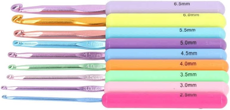 Crochet Hooks Knitting Needles Set Ergonomic Handle for Handicrafts| | -