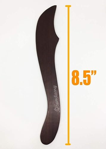 Miniatura 2 de Paquete de 7 cuernos, cuchillo, cuchillo curvo, daga, ala, plato, forma de gota de agua, Gua Sha, herramienta de masaje para raspado, cuerpo para