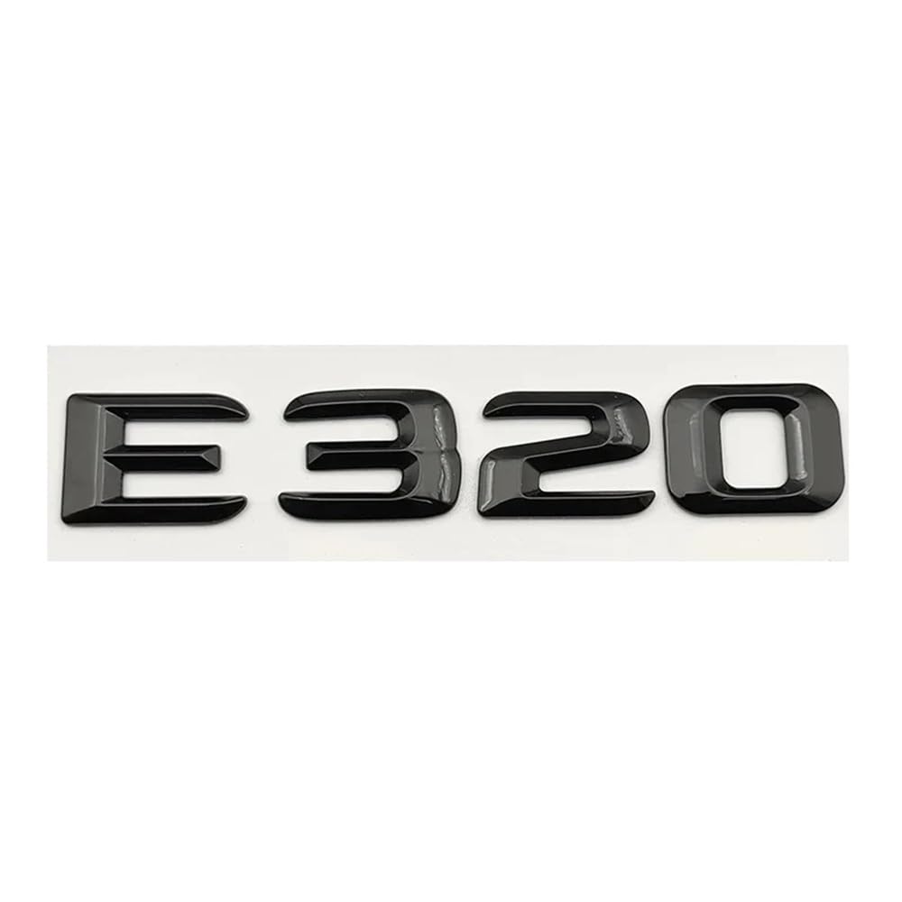 YTQMoreBNZ YYDStes ABS Silver Compatible With Mercedes Benz Grade E E200 E220 E300 E320 E350 W213 W212 W211 Letters Emblem Badge