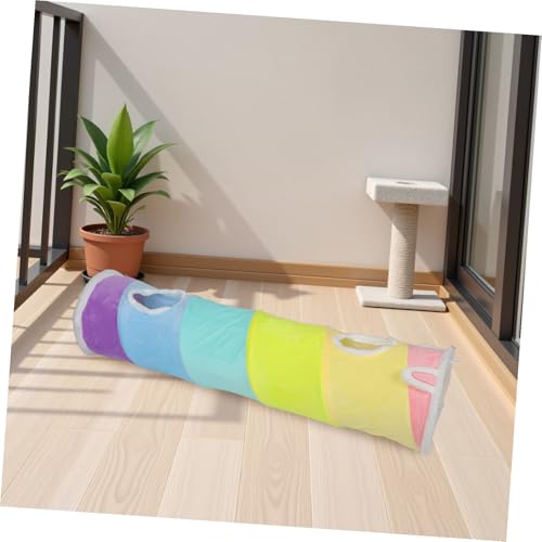 Cat Tunnel Juguete de Persecución para Gatos Interactivo Plegable 8