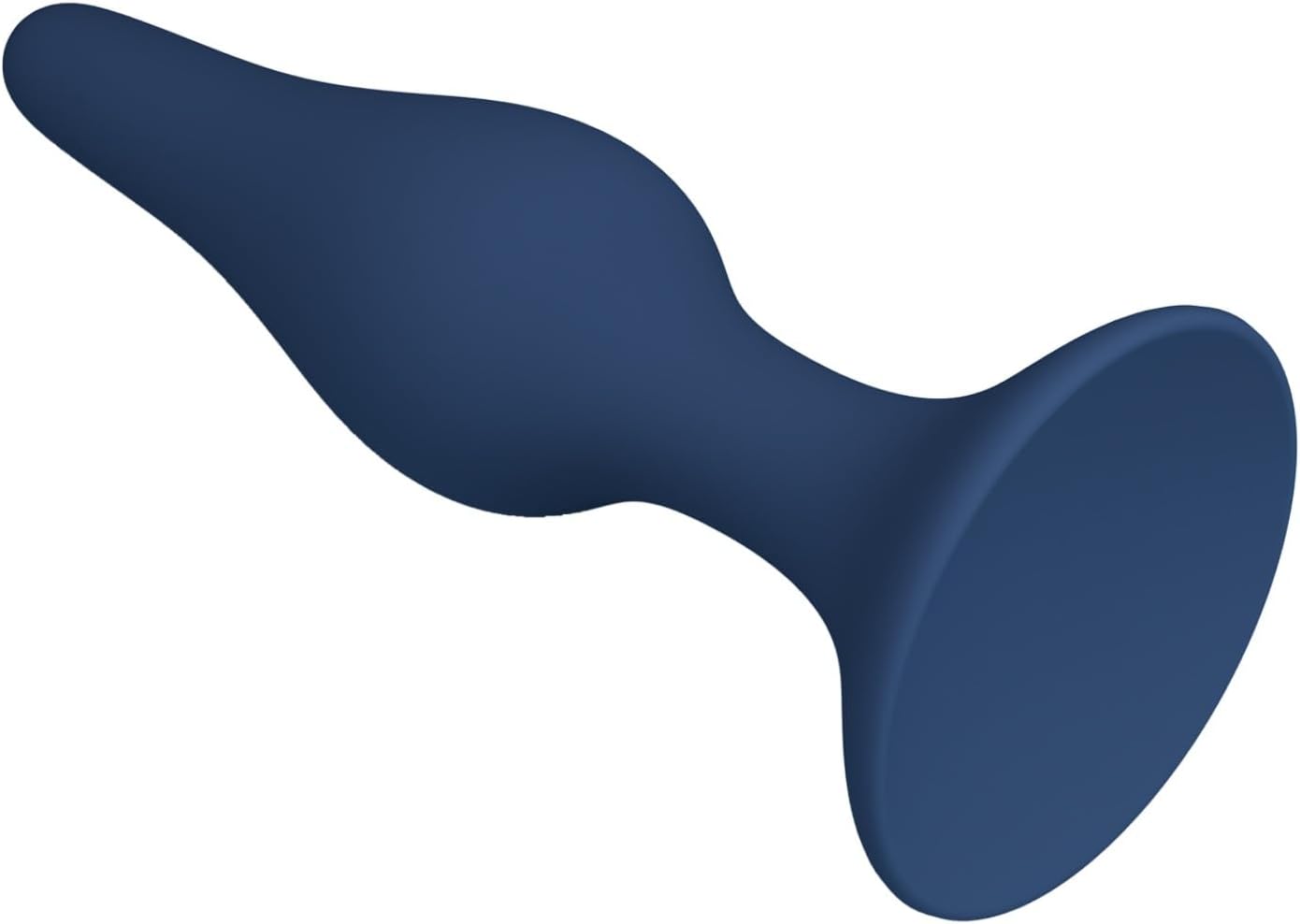 Tapered Design Butt Plug Training Kit, Blue Silicone Prostate Massager Male Waterproof Adult Sex Toy - 103mm_4.06in