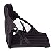Asiento del Estadio Plegable PortÁTil Acolchado A Prueba De Humedad Silla CojÍN Respaldo Y Mesh Pocket Pad para Bleacher FÚTbol Rugby Sports Camping Picnic Negro