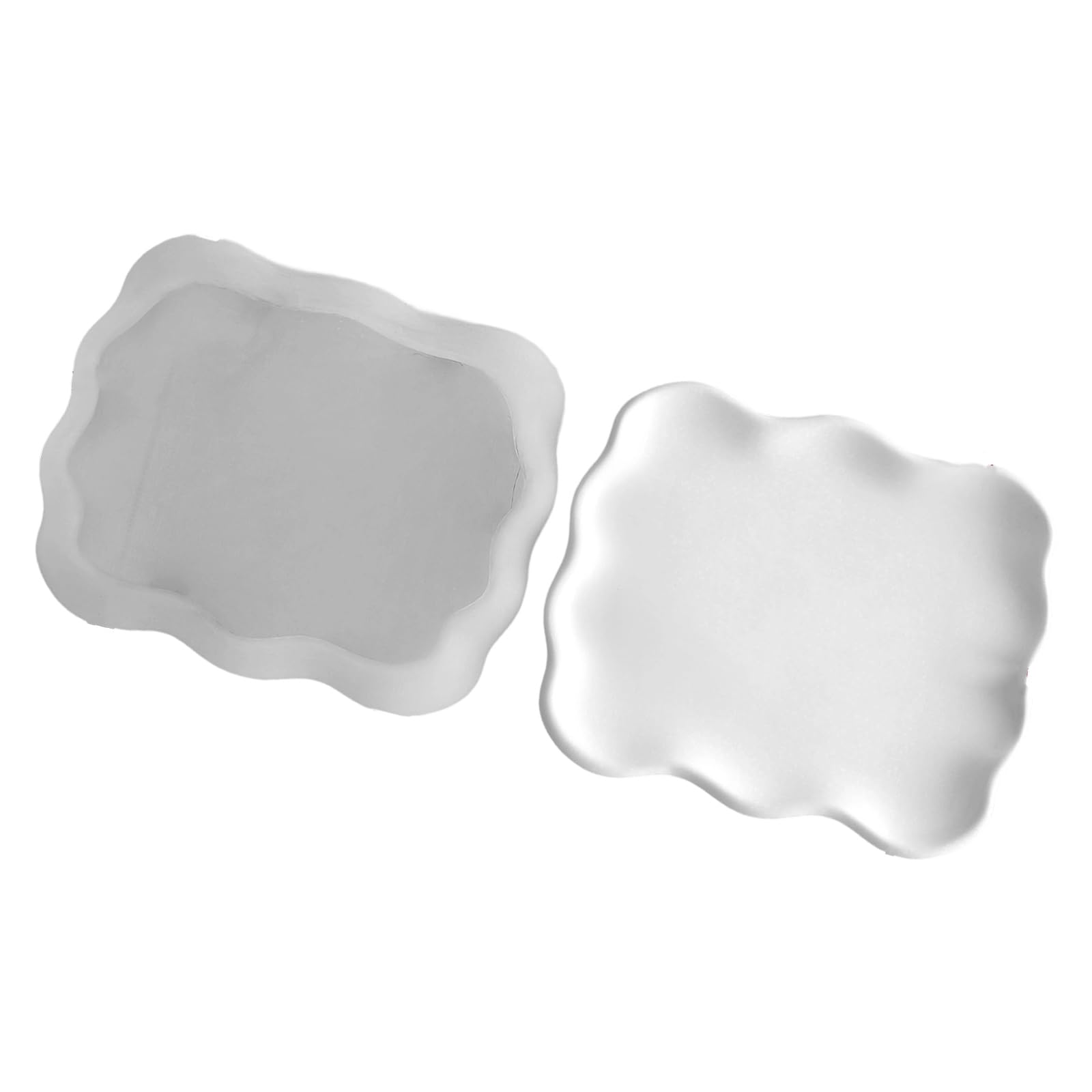 NVOQILIN Cloud Shape Plate Silicone Molds for Making Soap Chocolate Jewelry Tray Gypsum Decoration and Resin Casting Cloud Tray Rosin Cast