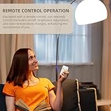 TobeBright Rechargeable Light Bulb, E27 Battery Powered Light Bulb 3 Colour Temperature Dimmable with Remote Control, Magnetic LED Light for Non Hardwired Lamps, Table Lamps, Bedside(2-Pack) - Image 6