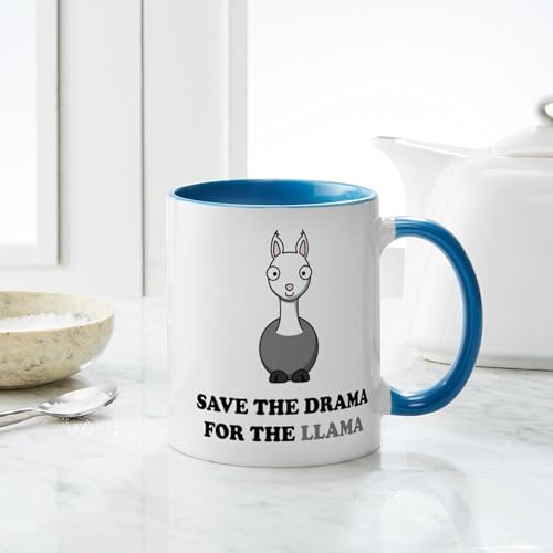 Taza de Cerámica Save The Drama For The Llama 11 oz miniatura 6