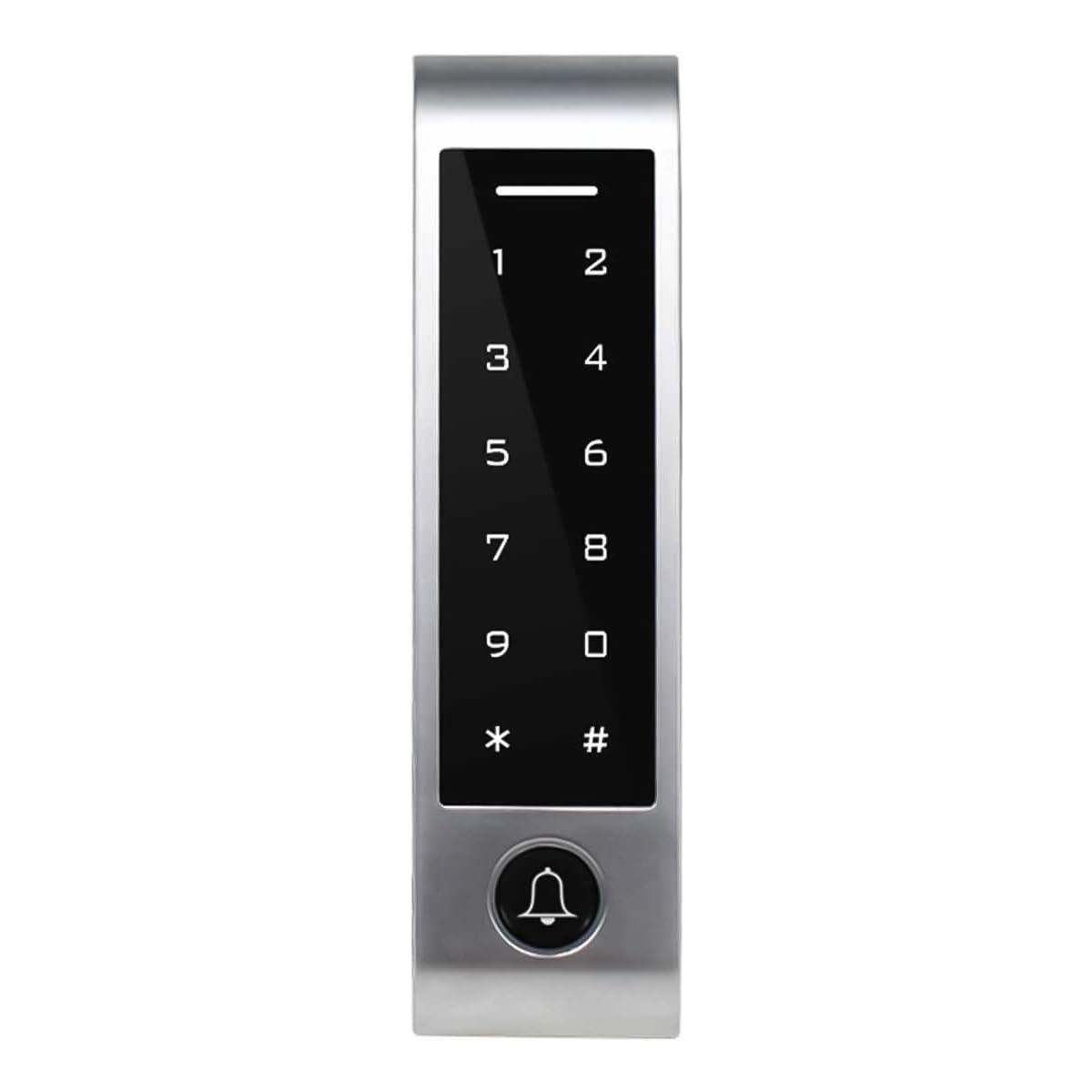 HeyOpen Apriporta Wi-Fi impermeabile IP66 con tastiera, dispositivo smart per controllo accessi tramite card o PIN a 6 cifre, metallo antivandalo