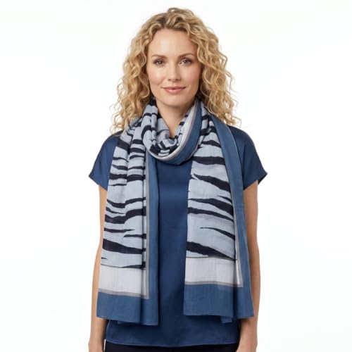 Image of Fabtone Elegant Printed Women's Scarfs |Beach Pareo | 100% Pure Soft Cotton Stole for Ladies /Girls 100x180 cms