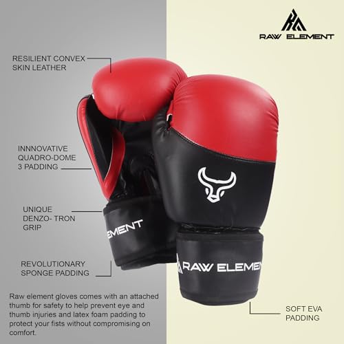 Image of Training & Sparring Gloves | Boxing, MMA, Muay Thai | Thumb Support, Wrist Wrap & Grip Bar | Unisex | Durable & Padded