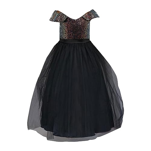 Kids Girl Halloween Princesa Dress Tulle Pageant Dresses Halloween Pumpkin Holiday Clothes Cute Fashion Dress3