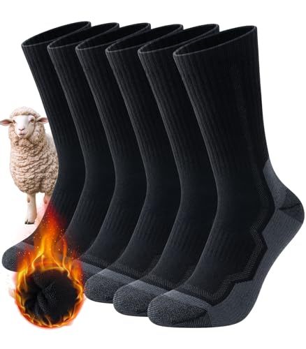 Chaussettes en Laine mérinos PULIOU anti-ampoules et anti-odeurs