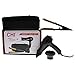 CHI Air Classic Travel 2 Piece Collection 3-in-1 Hairstyling Iron and Dryer with Zip Bag, Black