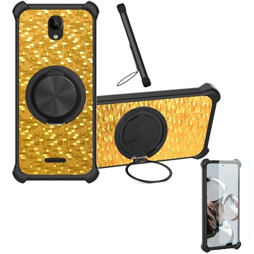 �Ή� Blu Studio X9 Hd �P�[�X Phone Case [1�� 9H+�d�x���� �K���X�t�B����][360°��]���X�^���h�A�}�O�l�b�g��]CX-23-HEI
