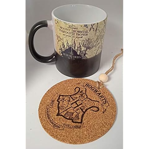 Taza Mágica Mapa del Merodeador con Chapa de Regalo Cover