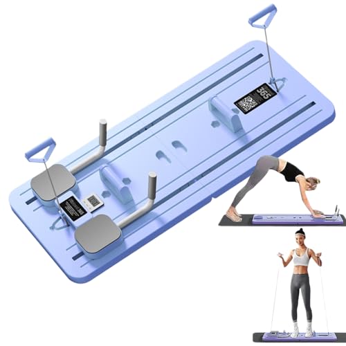 Planche de réformateur de pilates polyvalente pour entraînement des abdominaux à la maison