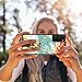 ZQLPLZR for Galaxy S20 FE 2022 Case,Tire Anti-Skid Edges Cute Design Shockproof Bumper Full Protection Black Back Cover for Samsung Galaxy S20 FE 2022,Deer with Autumn Leaves