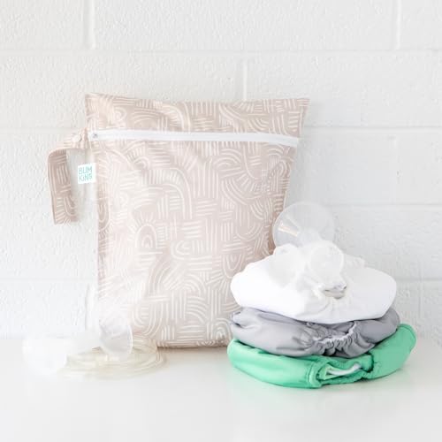image for Bumkins Waterproof Wet Bag for Baby, Travel, Beach Essentials, Swim Su