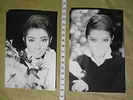 Amazon.co.jp: 古いブロマイド2枚 1960年代の宝塚歌劇団：女優