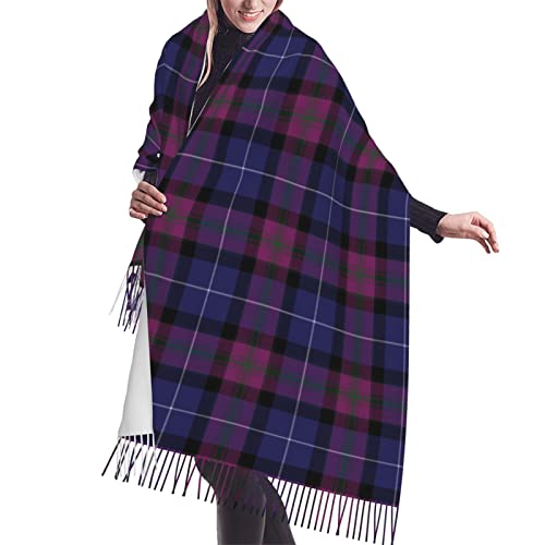 Winter Warm Wrap Shawl Somerset Tartan Print Scarves Blanket Scarf For Women Men
