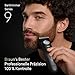 Braun Barttrimmer Series 9, Elektrischer Bartschneider Herren mit 14 Barber-Tools, Ultrascharfe ProBlade Klinge, 180 Min Akkulaufzeit, Kabelloser Bartrasierer, 52 Längen, Wasserdicht, BT9565, Titan