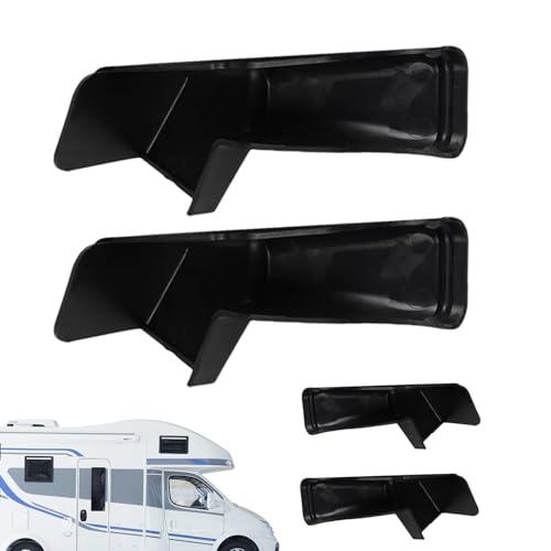 Extensiones De Canaletas Para Autocaravanas | Canaletas Largas Y Extendidas Para Remolques | Extensiones De Laterales Izquierda Y Derecha | Dirige El Agua Lejos Del Techo De La Autocaravana