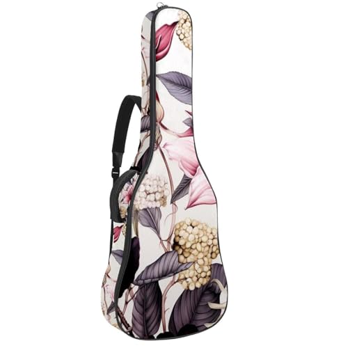 Housse guitare acoustique 106 cm imperméable avec grand compartiment accessoires