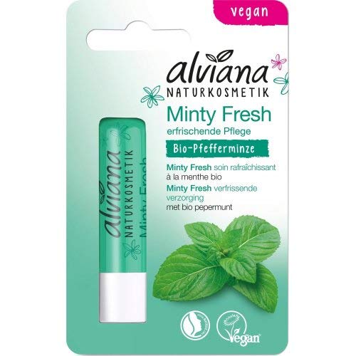 Alviana Lippenpflege Minty Fresh mit Bio-Minzöl 4,5g Cover