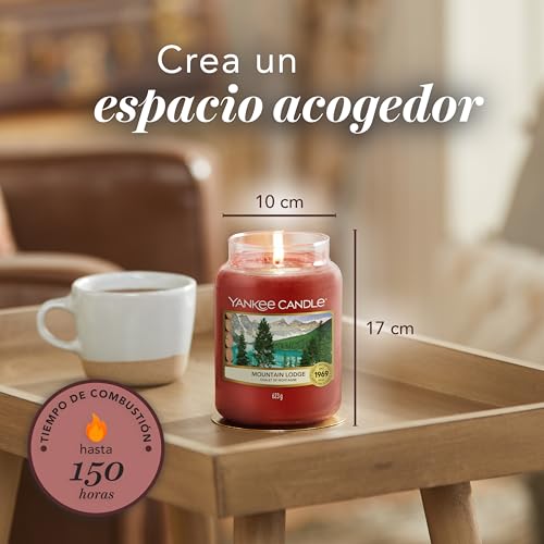 Miniatura 5 de Yankee Candle Vela Aromática Alojamiento De Montaña Vela En Tarro Grande Velas De Larga Duración: Hasta 150 H Regalos Perfectos Para Mujeres