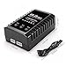 LiPo Battery Charger 2S-3S RC Balance Charger Compact Charger for 7.4-11.1V LiPo Batteries (Black)