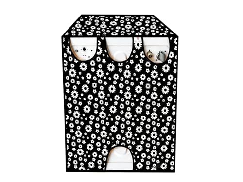 Image of Front Load Fully Automatic Washing Machine Cover for 8.5kg to 10kg | Waterproof & Dustproof Polyester Cover with Zip Closure | Suitable with Samsung, IFB, LG, Bosch & More (67 x 67 x 87 cm)