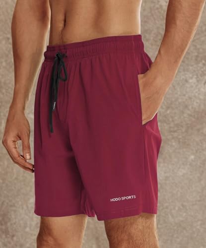 Image of HODOSPORTS Mens Swim Trunks 7 inch Quick-Dry Swim Shorts with Mesh Lining and Pockets